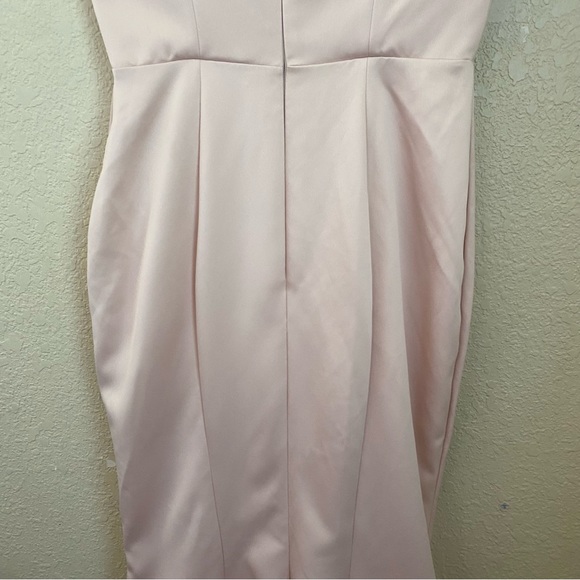 Robe De Soirée Violette House Of Fraser Linea - Taille 10, Détail Diamant, Manches Longues - Neuf Avec étiquettes